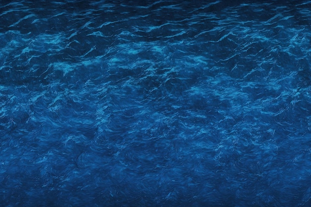 Le fond ou la texture de l'eau bleue