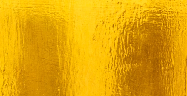 Fond de texture feuille d'or feuille jaune brillant