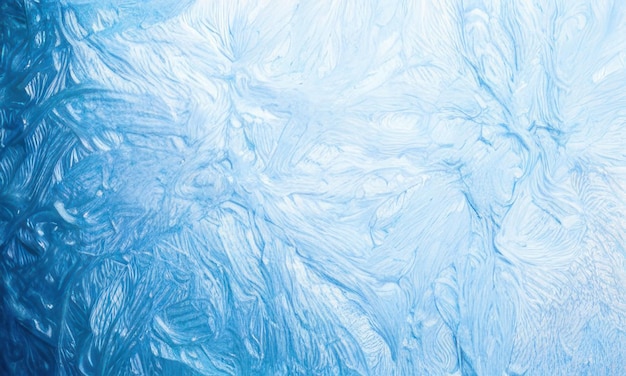 fond de texture de glace bleue