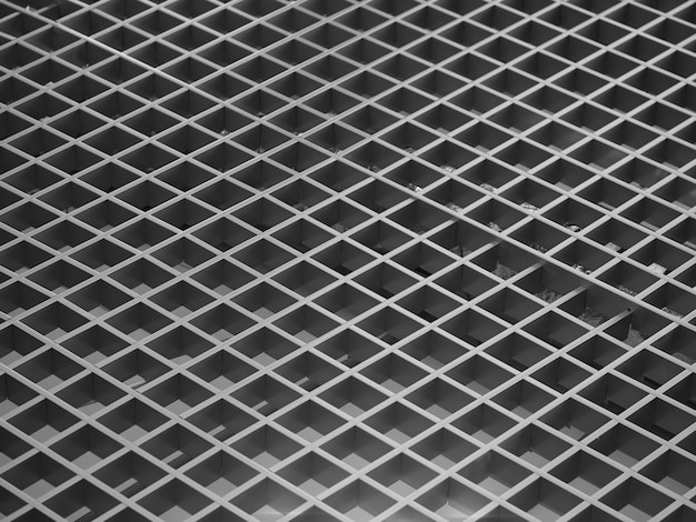 Fond de texture grille noir et blanc