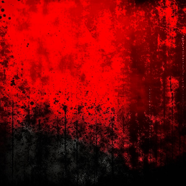 Fond de texture grunge rouge avec des rayures sanglantes ou texture rouge ou fond abstrait rouge