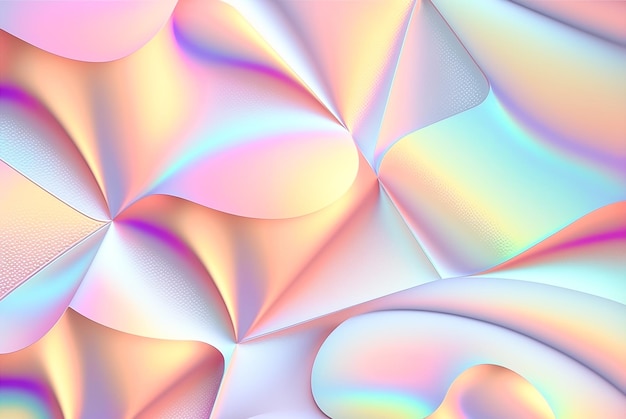Fond texturé holographique abstrait pastel