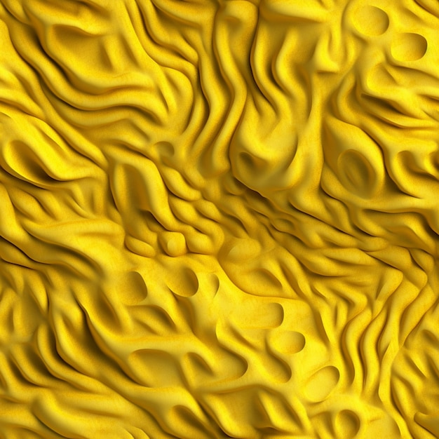 Un fond texturé jaune avec des lignes ondulées et des courbes.