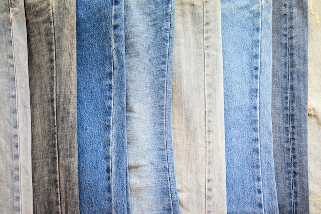 Fond de texture de jean bleu denim