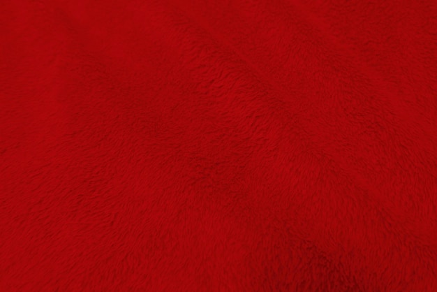 Fond de texture de laine propre rouge laine de mouton naturelle légère texture de coton rouge sans couture de fourrure duveteuse pour les concepteurs jour de Noël gros plan fragment laine rouge carpetx9