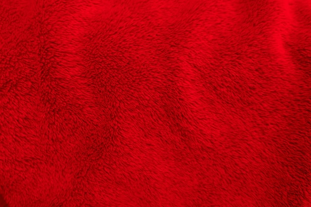 Fond de texture de laine propre rouge laine de mouton naturelle légère texture de coton rouge sans couture