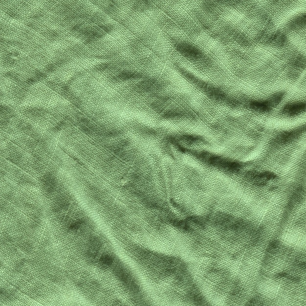 Fond de texture de lin vert Surface de tissu vert pour le fond
