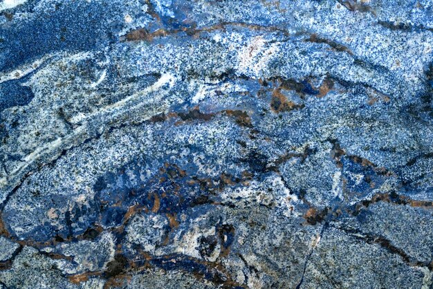 Fond de texture de marbre abstrait motif de couleur bleue