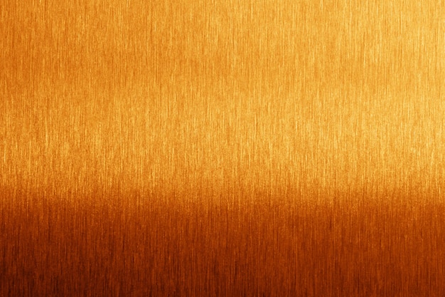 Fond ou texture en métal doré brossé