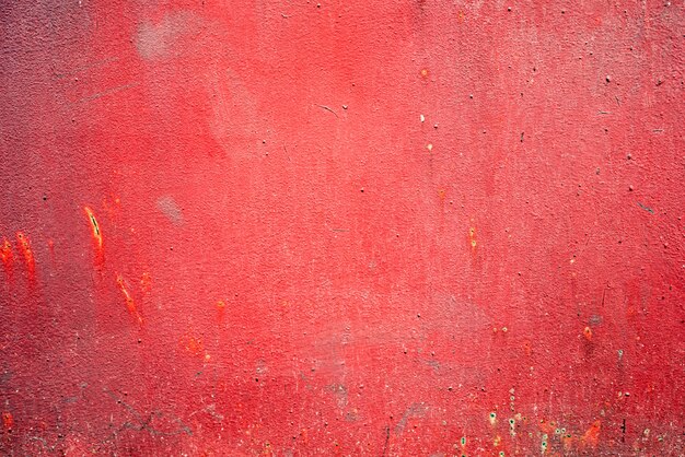 Fond de texture en métal érodé rouge