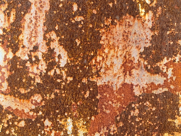 Fond de texture en métal rustique marron