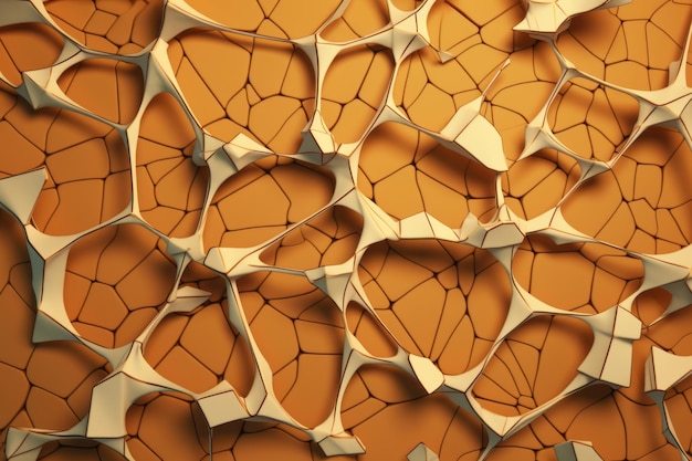Fond de texture de modèle de blocs de Voronoi