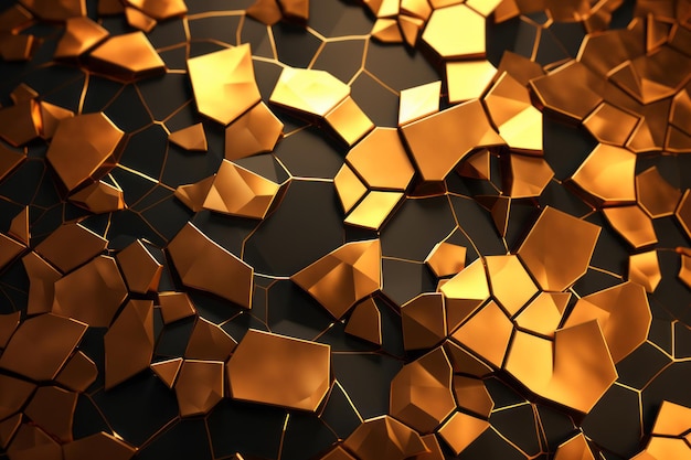 Fond de texture de modèle de blocs de Voronoi