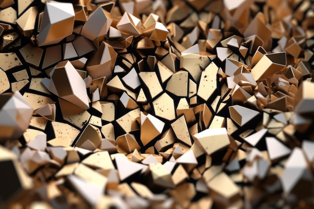 Fond de texture de modèle de blocs de Voronoi
