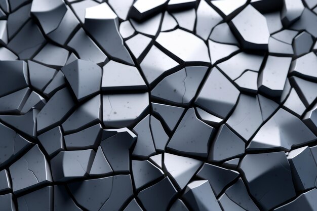 Fond de texture de modèle de blocs de Voronoi