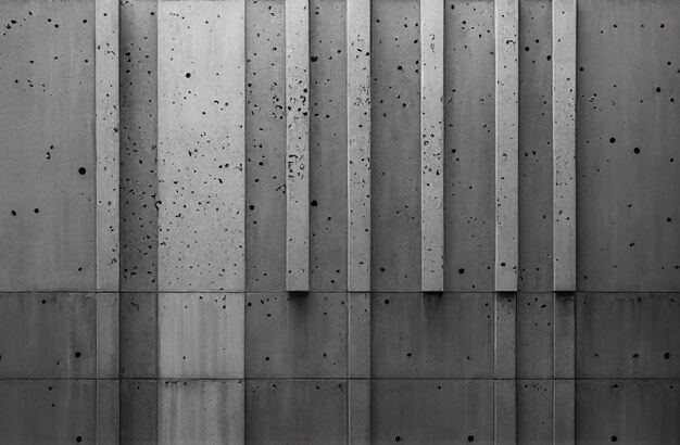 Photo fond avec texture moderne de mur de béton gris avec des éléments géométriques