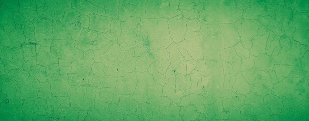 Fond de texture de mur de béton abstrait vert grungy fond panoramique