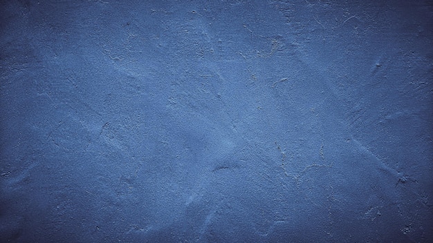 fond de texture de mur de béton de ciment abstrait bleu foncé