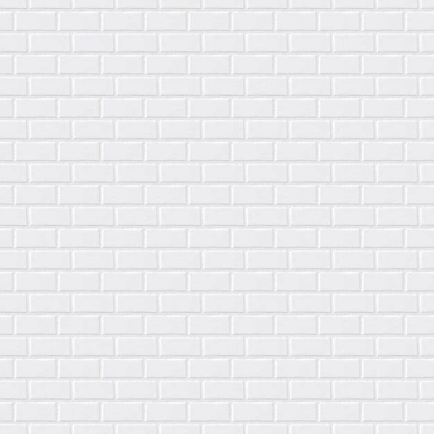 Fond de texture de mur de brique blanche