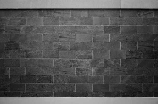 Fond de texture de mur de brique noire