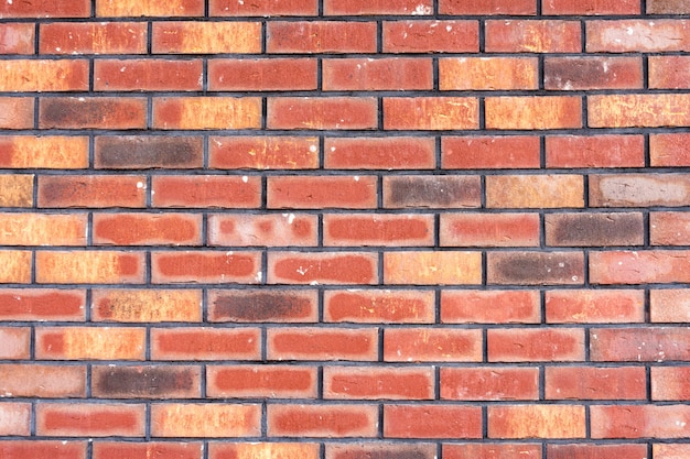 Fond de texture de mur de brique rouge