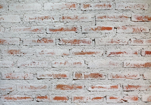 Fond de texture de mur de briques blanches gros plan