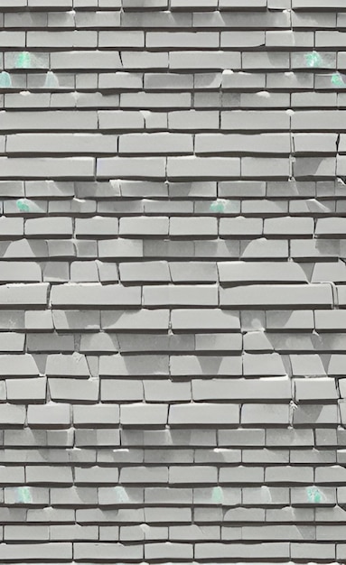 Fond de texture de mur de briques blanches Mur de pierre gris abstrait illustration de structure vintage générée AI
