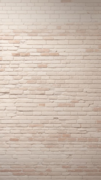 Fond de texture de mur de briques crème et blanche