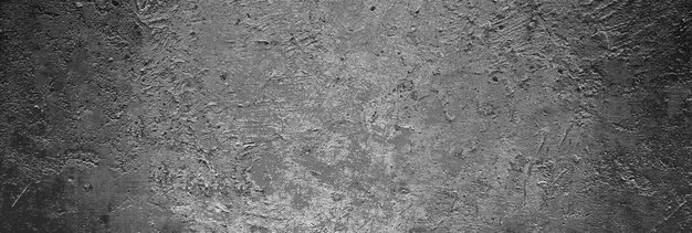 Fond de texture de mur de ciment grunge gris blanc Fond bannière panoramique longue