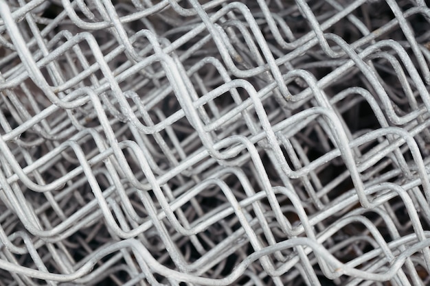 Fond de texture de mur net en métal gris