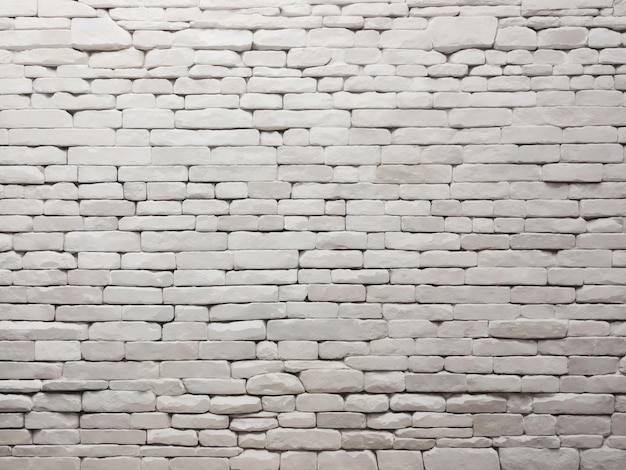 Fond de texture de mur en pierre blanche généré par AI