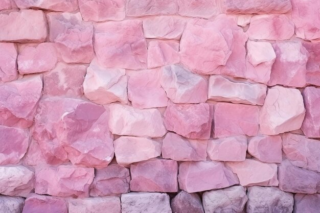 Fond de texture de mur en pierre rose