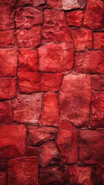 Fond de texture de mur en pierre rouge