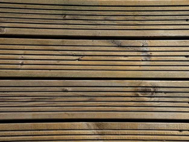 Fond de texture de mur de planche de bois brun horizontal