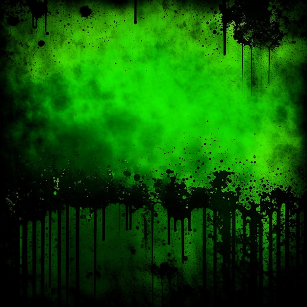 Photo fond de texture de mur vert foncé fond d'halloween fond d'horreur vert et noir fond grunge