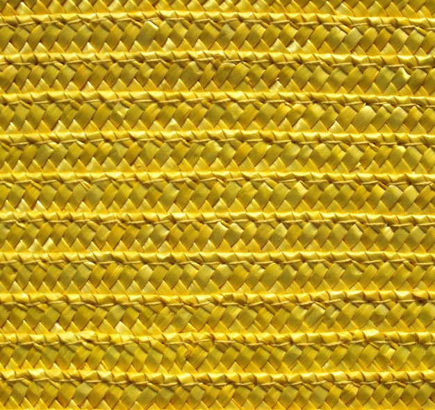 Fond de texture paille jaune