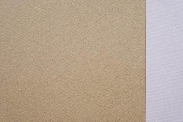 Fond de texture de papier blanc brun et brun clair