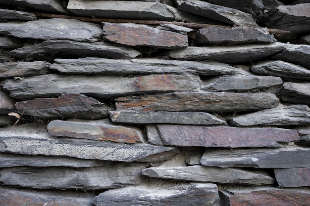 Fond de texture de pierres d'ardoise Mur vintage