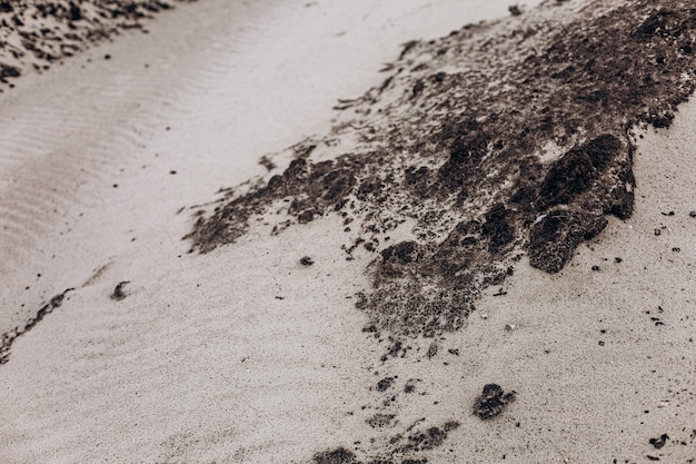 Fond de texture de plage déserte du désert de sable