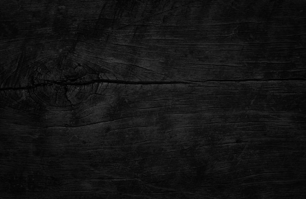 Fond de texture de planche de bois noir