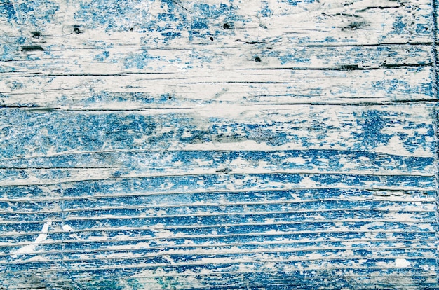 Photo fond de texture de planche de bois rustique bleu