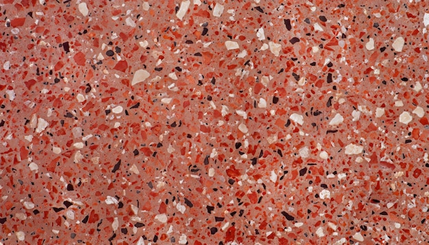 Fond de texture rouge Terrazzo Riverstone