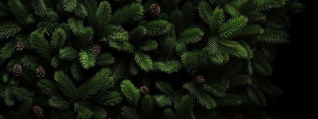 Fond de texture sous forme de branches d'arbres de Noël concept d'humeur du nouvel an