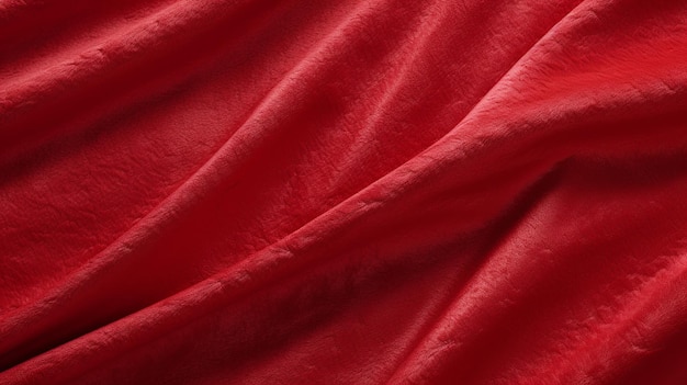 Photo fond de texture textile rouge riche et luxueux ressemblant à du velours évoquant un sentiment d'élégance et d'opulence semblable au cuir avec sa couleur profonde et captivante generative ai