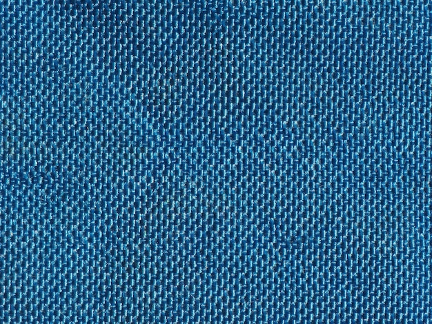 Fond de texture de tissu bleu