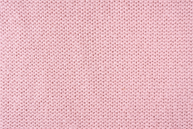 Fond de texture de tissu de laine tricot rose vif Toile de fond textile abstrait