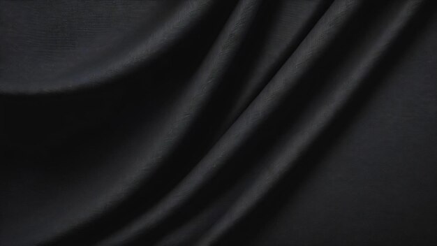 Fond de texture de tissu noir abstrait