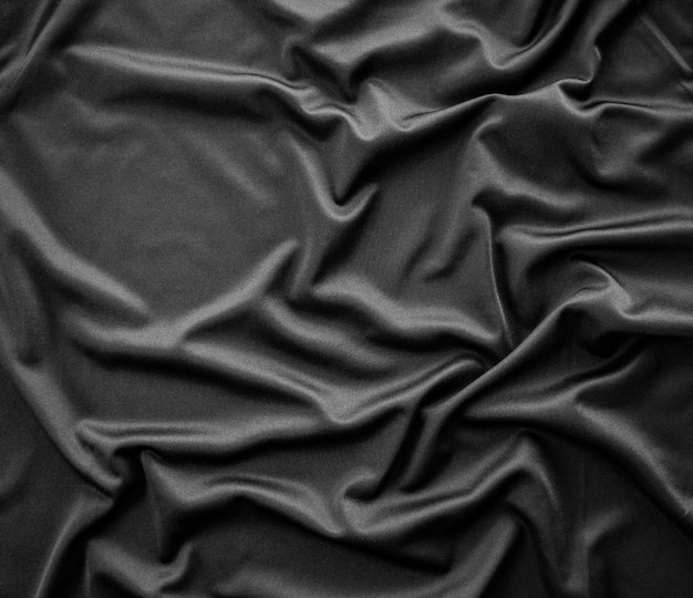 Fond et texture de tissu noir