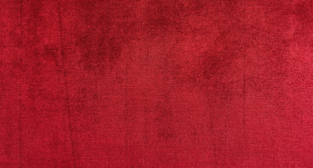 Photo fond de texture de velours rouge