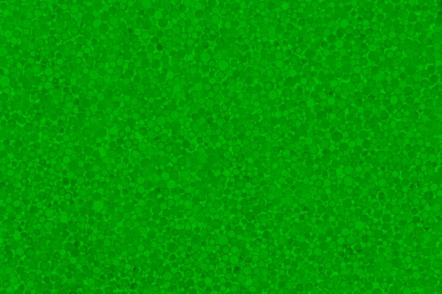 Fond de texture verte en polystyrène ou en polystyrène